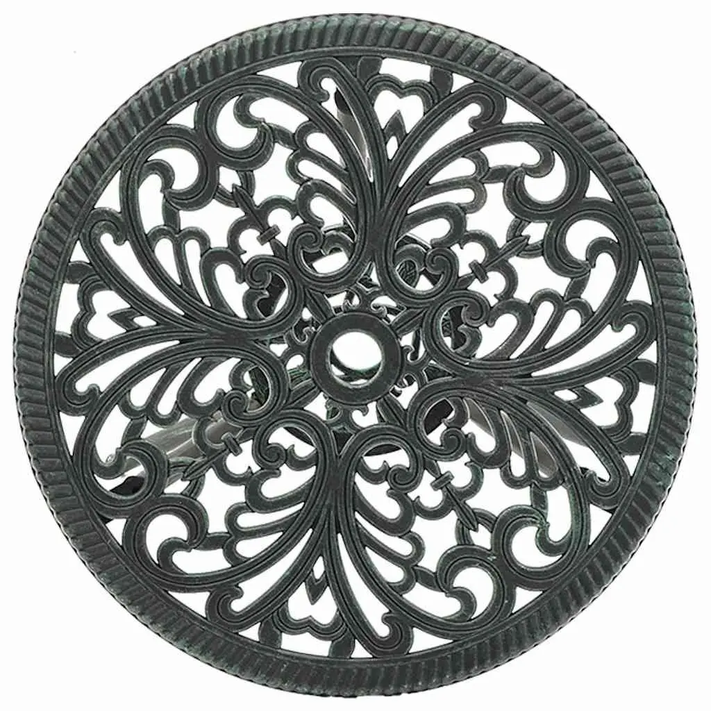 Outdoor Bistro Set with Floral Charm
