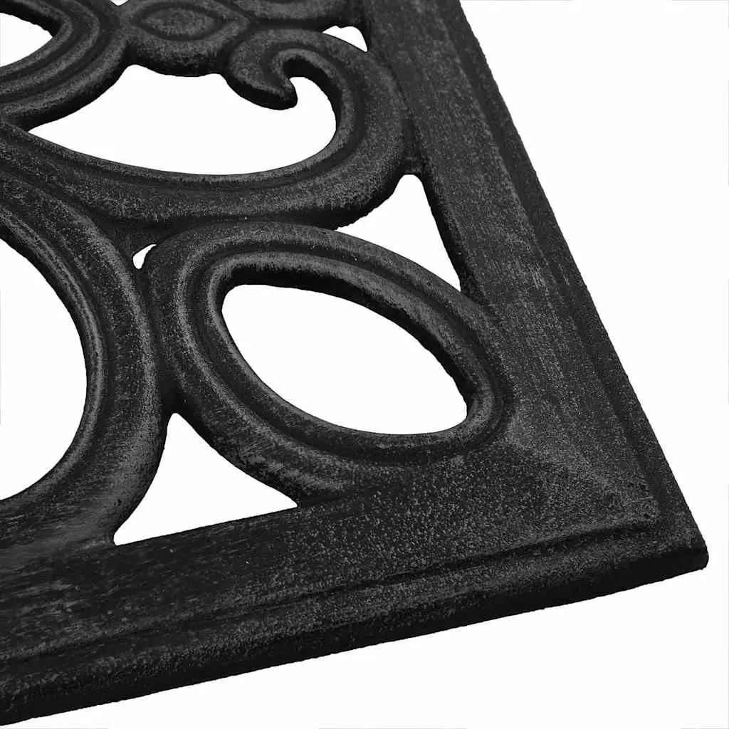 Umbrella Base Cast Iron Black Heavy Duty Outdoor Garden Patio Stand 47 x 47 x 33 cm