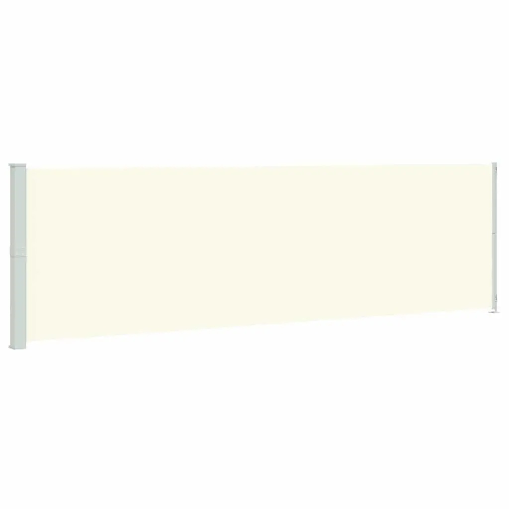 Outdoor Garden Shade Screen Retractable 180cm x 600cm Cream Patio Awning