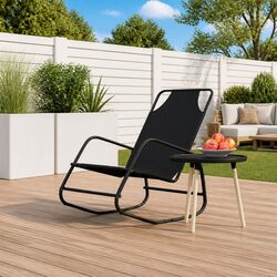 Reliable Rocking Sun Lounger with Comfortable Design