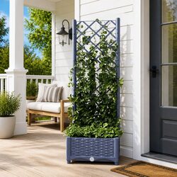 Reliable Garden Planter with Trellis for Your Plants
