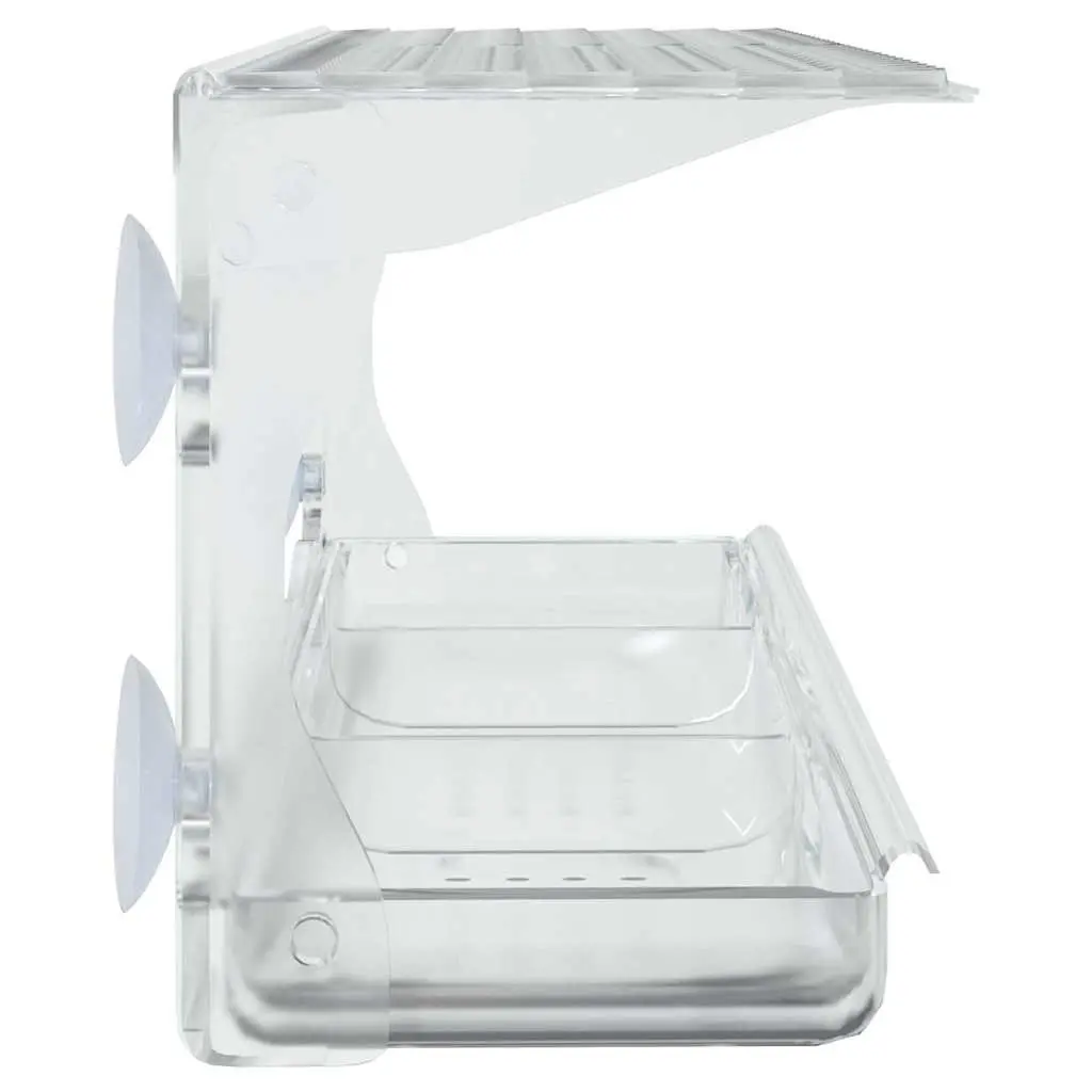 Window Bird Feeders Outdoor Feeding 30 x 12 x 15 cm Transparent Acrylic 2 Piece