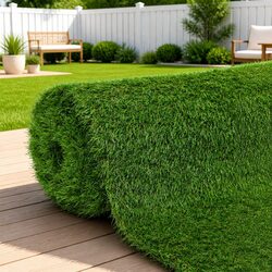 Artificial Grass 1x15m 30mm High Realistic Green Lawn Garden Patio Balcony Deck