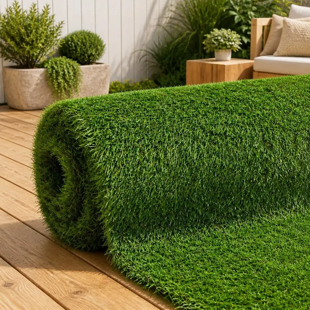 Artificial Grass 40mm Green Turf Indoor Outdoor Garden Patio Balcony Lawn