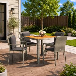 5 Piece Outdoor Dining Set - Comfortable and Reliable
