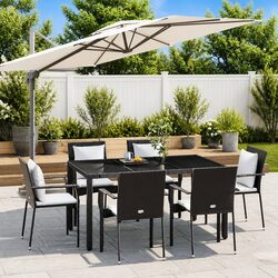 Comfortable 7 Piece Outdoor Dining Set for Any Patio