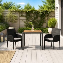 3 Piece Garden Dining Set: Quality and Comfort Combined