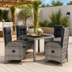 Comfortable and Practical 5 Piece Garden Dining Set