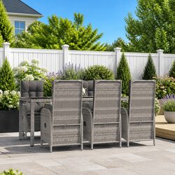 Comfortable and Affordable 7 Piece Garden Dining Set