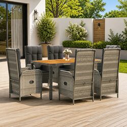 7 Piece Garden Dining Set: Comfort and Value Combined
