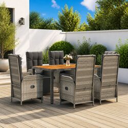 7 Piece Garden Dining Set: Practical and Comfortable