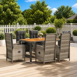 Comfortable and Durable 7 Piece Garden Dining Set