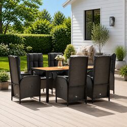 Comfortable and Practical 7 Piece Garden Dining Set