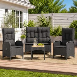 Comfortable Garden Dining Set with Durable Build