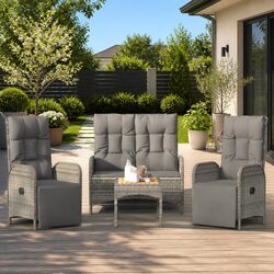 Comfortable and Value-Packed 4-Piece Garden Dining Set