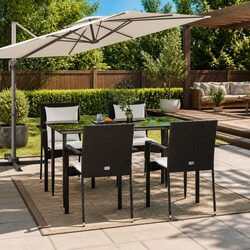 Quality 5 Piece Outdoor Dining Set: Practical and Stylish