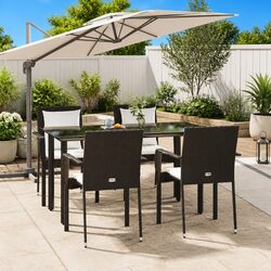 Affordable 5 Piece Garden Dining Set with Comfort in Mind