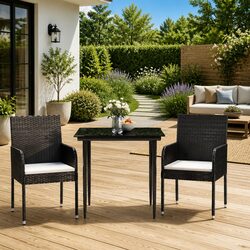 Comfortable and Practical 3 Piece Garden Dining Set