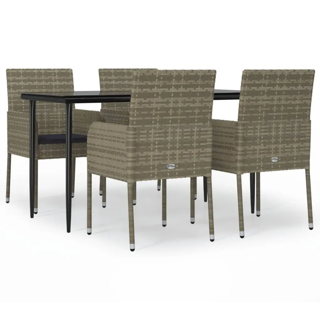 Grey Dining Set for Outdoor Living Spaces