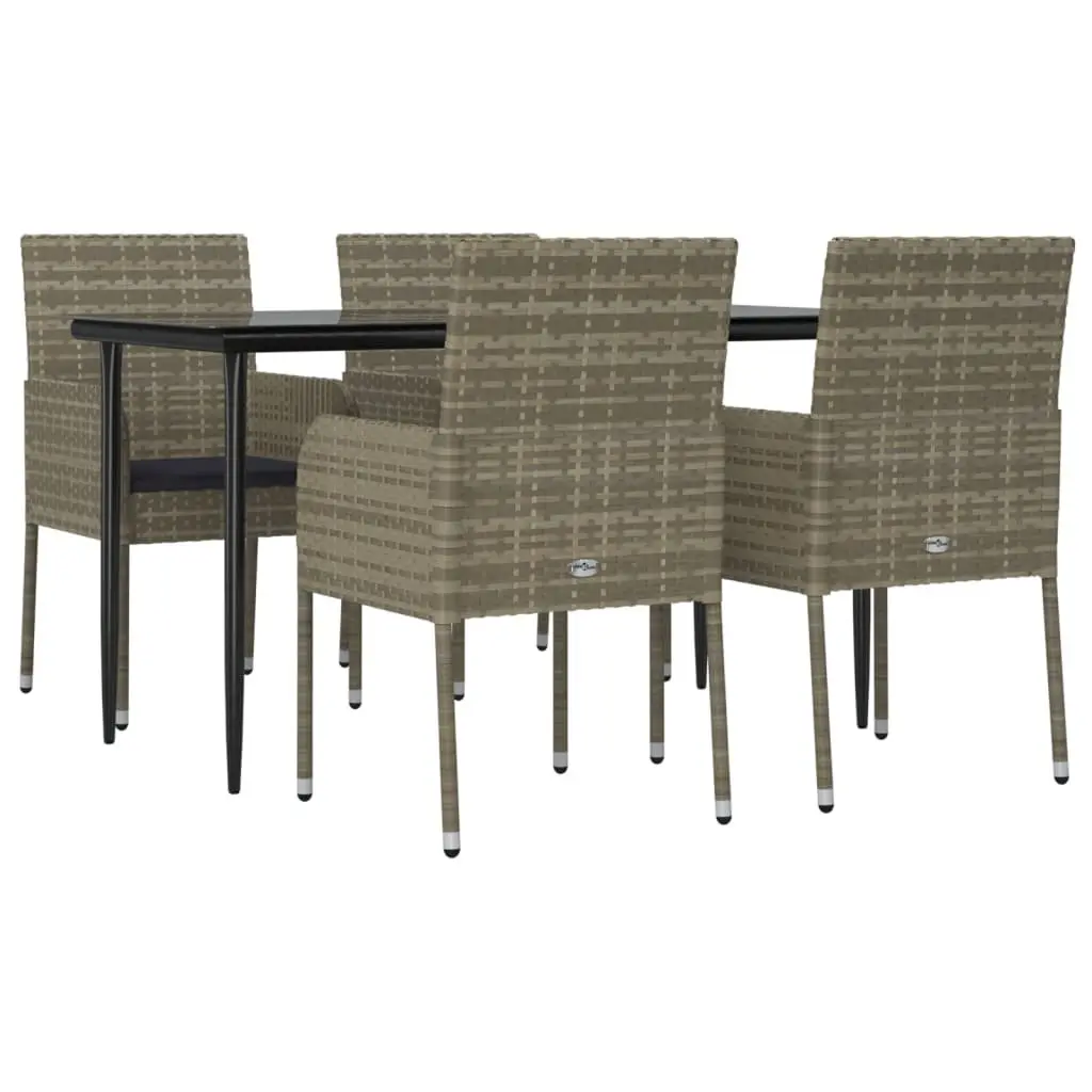 Grey Dining Set for Outdoor Living Spaces