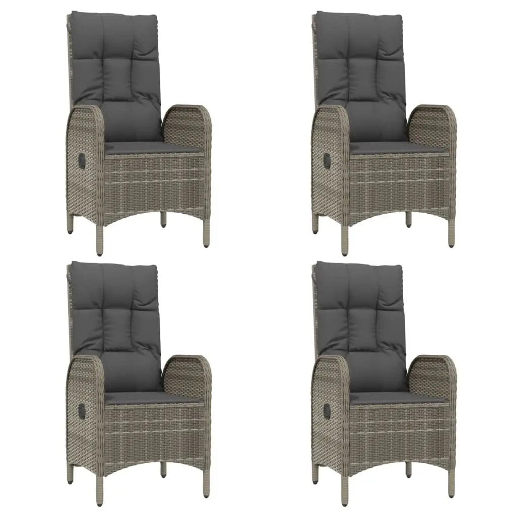 Grey 5-Piece Outdoor Dining Set