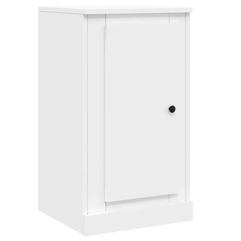 Engineered Wood Sideboards Storage Cabinet Set of 3 White