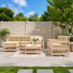 Warm and Inviting 7-Piece Outdoor Lounge Furniture