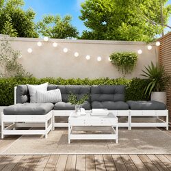 Comfortable 6-Piece Garden Lounge Set - Soft Cushions Included