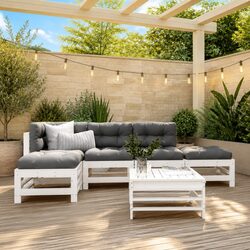 Comfortable and Durable Garden Lounge Set with Cushions