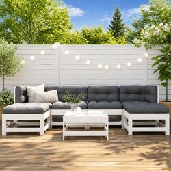 Quality and Comfort: 7-Piece Lounge Set for Outdoor Use