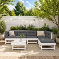 Comfortable 7-Piece Lounge Set for Outdoor Spaces
