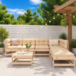 Comfortable and Durable 7-Piece Garden Lounge Set