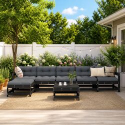 Comfortable and Durable 7 Piece Outdoor Lounge Set