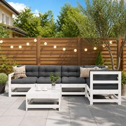 Reliable 6-Piece Garden Lounge Set with Cushions