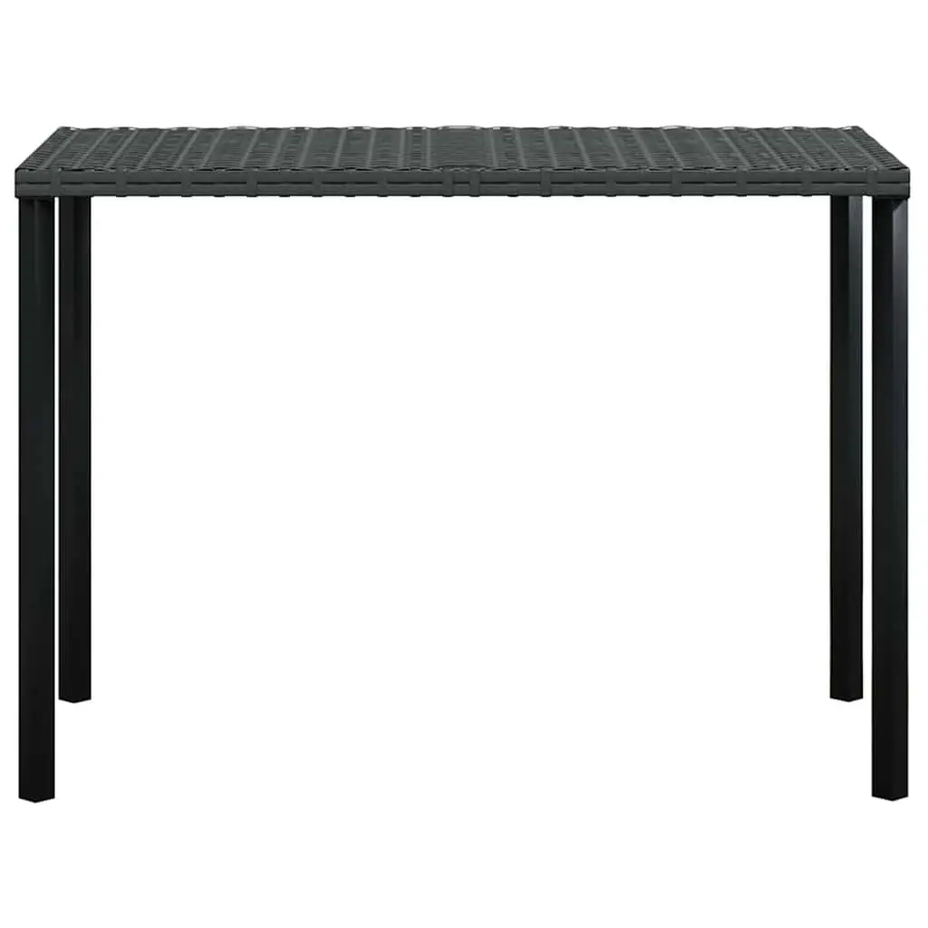 5 Piece L-Shaped Outdoor Sofa Set Garden Lounge Furniture Black