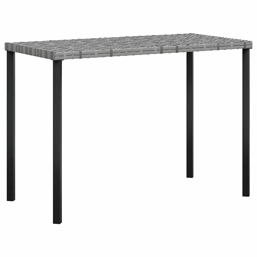 L-Shaped Outdoor Sofa Set 5 Piece Garden Patio Lounge Couch Grey