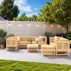 Reliable 10 Piece Lounge Set: Comfort Meets Value