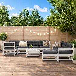 Comfortable and Stylish 10 Piece Outdoor Lounge Set