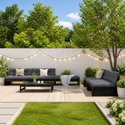 Reliable 6-Piece Lounge Set for Outdoor Enjoyment