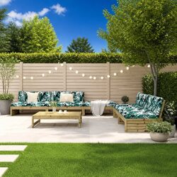 6-Piece Garden Lounge Set: Durable and Comfortable
