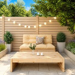 Reliable Brown 2 Piece Lounge Set with Cushions