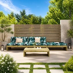 Comfortable and Reliable 4-Piece Garden Lounge Set