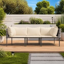 Comfortable and Practical 3 Piece Garden Lounge Set
