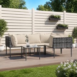 Comfortable and Durable 5 Piece Garden Lounge Set