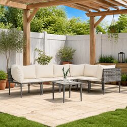 Comfortable 7 Piece Garden Lounge Set for Peace of Mind
