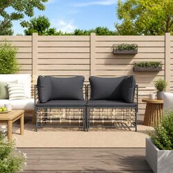Value-Driven Outdoor Corner Sofa Set with Cushions