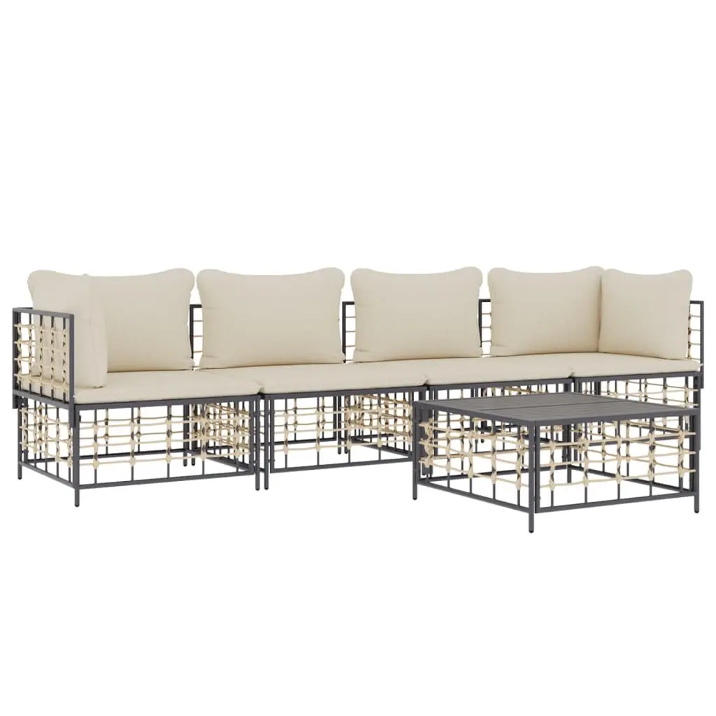 5-Piece Garden Lounge Set for Relaxation