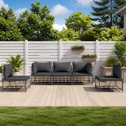 5 Piece Garden Lounge Set: Practical and Affordable Comfort