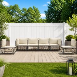 Value-Driven 6-Piece Lounge Set for Outdoor Comfort