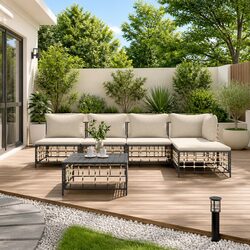 Comfort and Value in a 6 Piece Garden Lounge Set